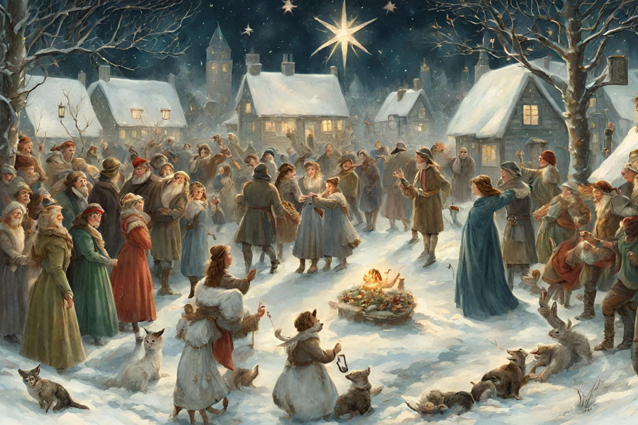festa-yule Yule: Il Solstizio Invernale e la Danza Mistica della Rinascita
