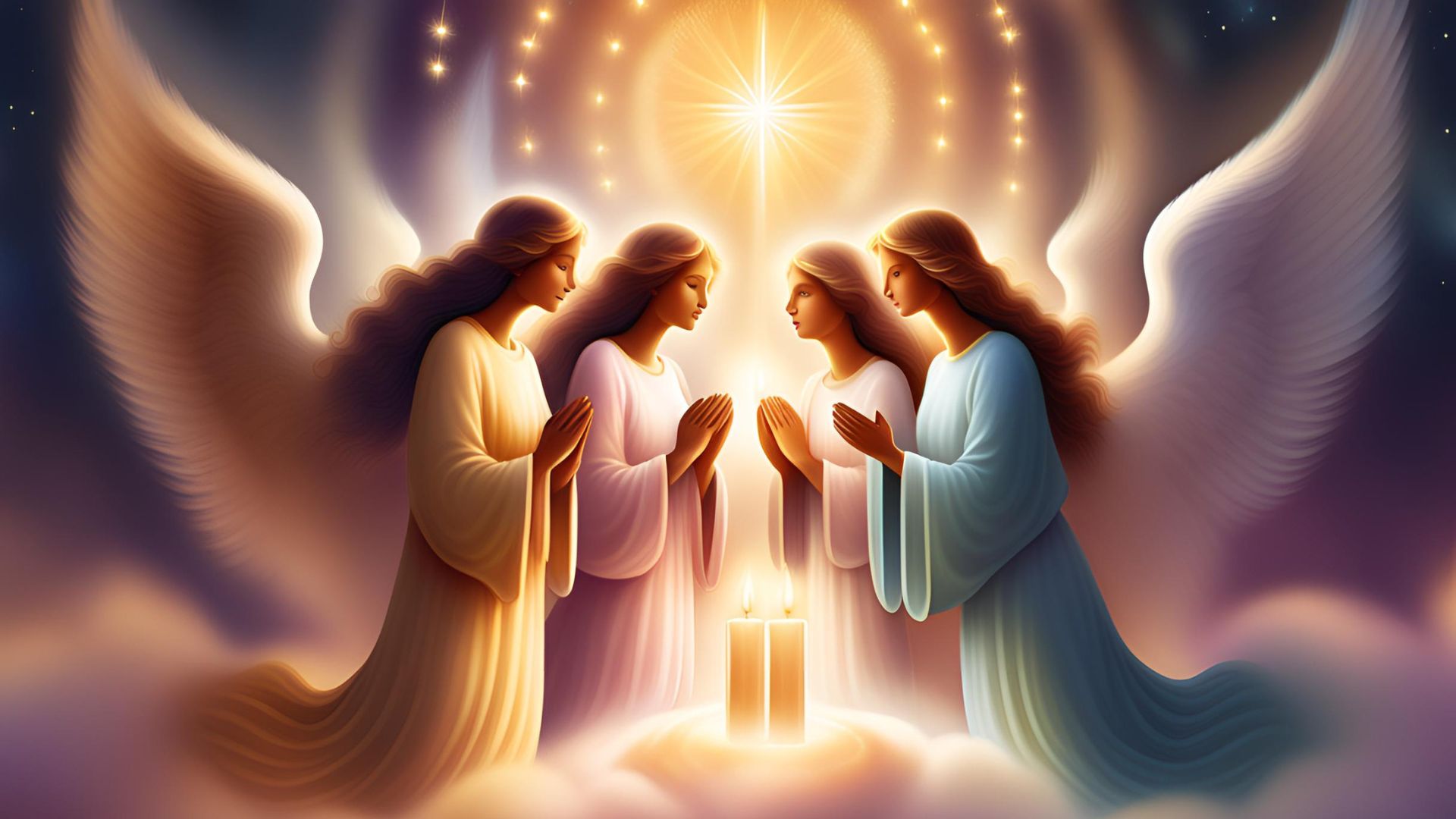 angeli-avvento I Quattro Angeli dell’Avvento: simboli di Luce e Speranza nel Cammino verso il Natale