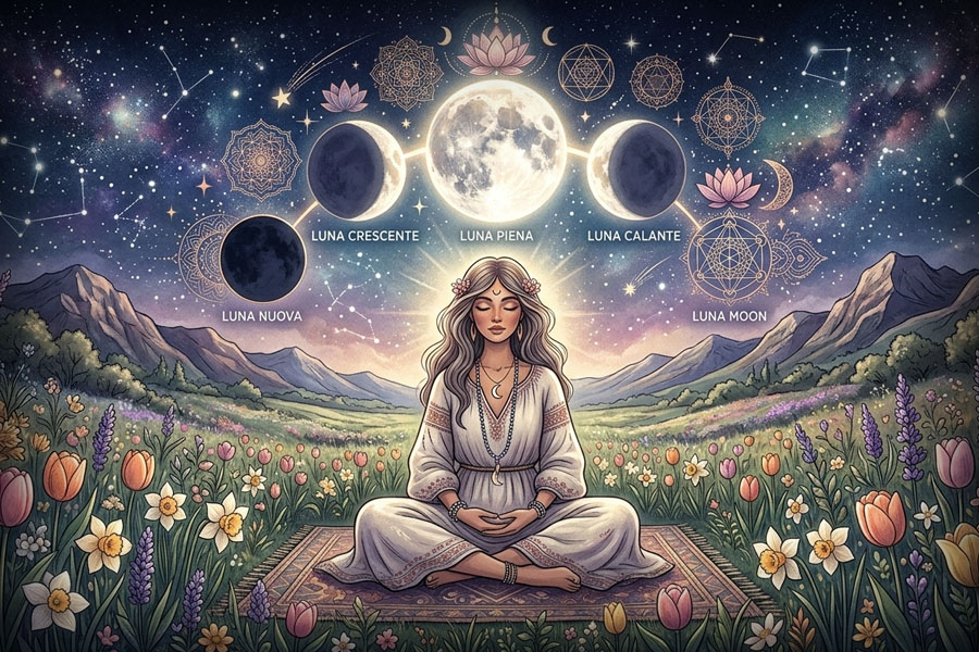 Fasi lunari nel mese di Aprile: il ritmo della Luna e il suo significato spirituale
